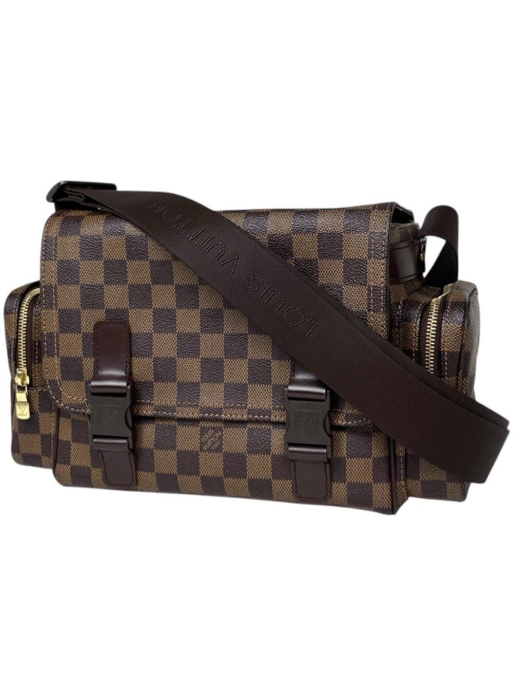 Louis Vuitton Reporter Melville Shoulder Bag Damier Brown